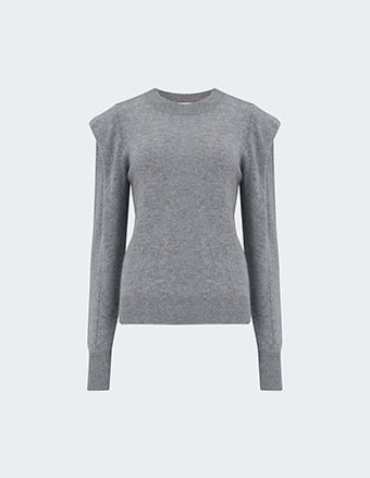 FRAME - Kennedy Sweater In Gris Heather