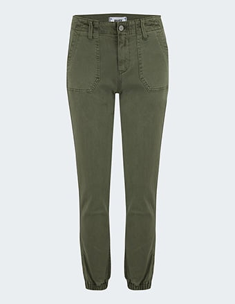 PAIGE - Mayslie Jogger In Vintage Ivy Green