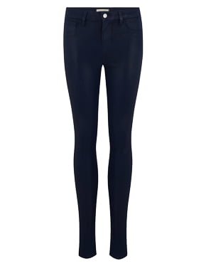 Marguerite Skinny Jean In Navy Coated