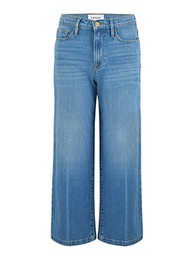 FRAME - Ali Wide Crop Jean in Mailain