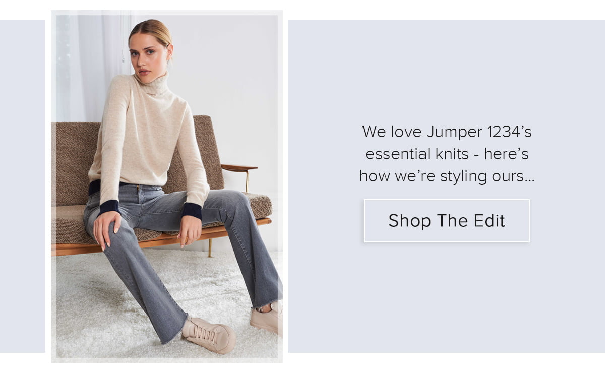 We love Jumper 1234s essential knits