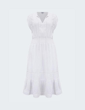 Ashlyn Dress In White