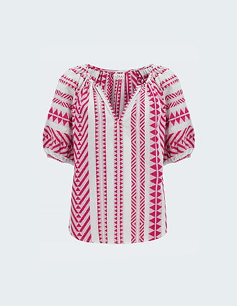 Zaria Blouse In Pink